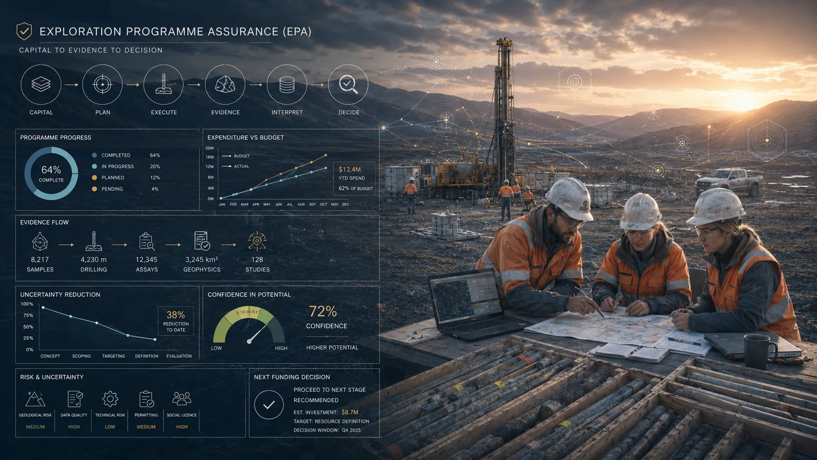 Exploration Programme Assurance interface